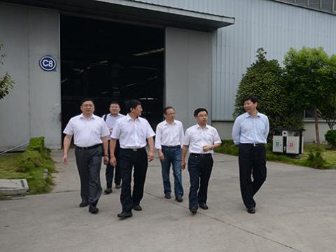 国家认监委向导一行到pp电子母线调研